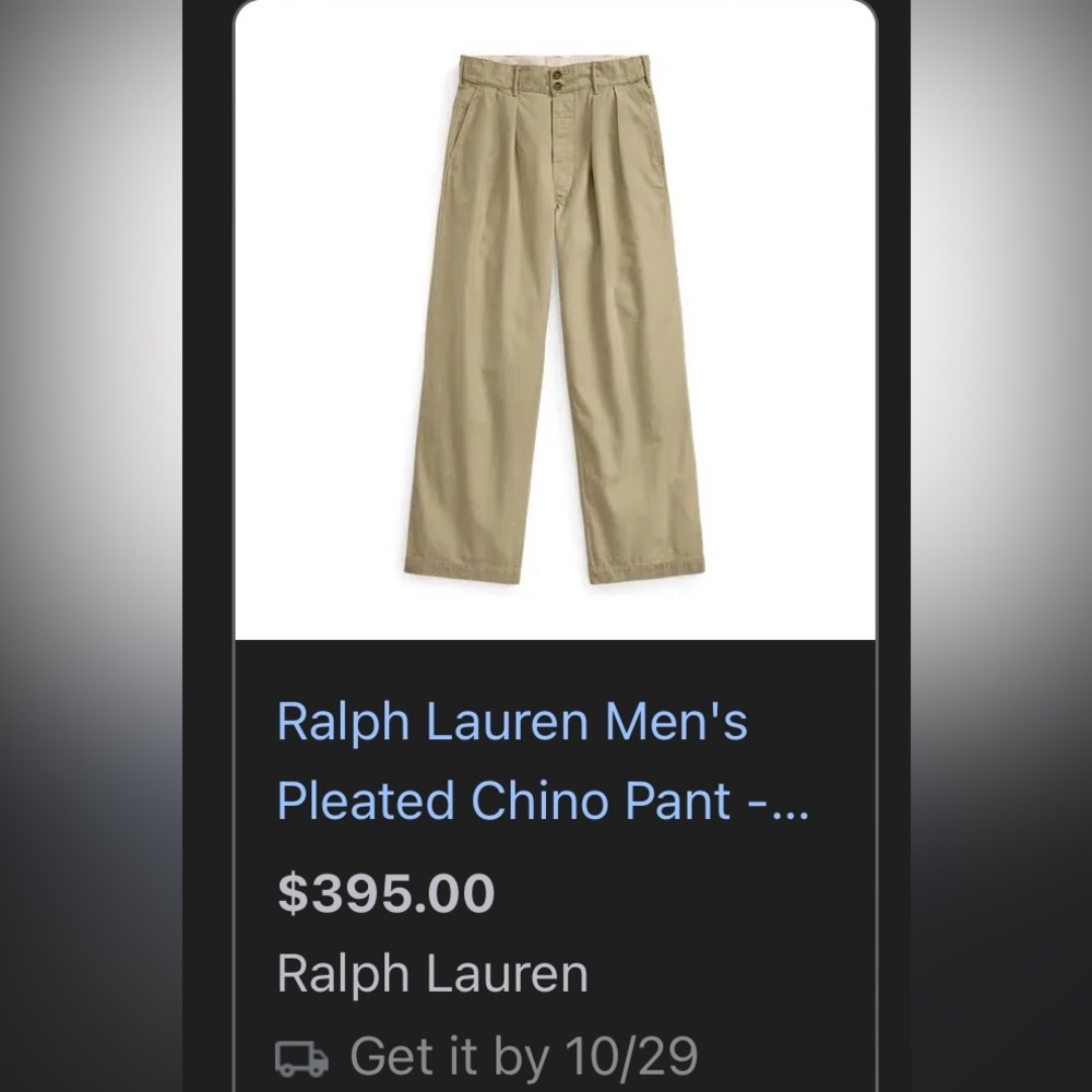 Polo Ralph Lauren Chino Andrew pants
